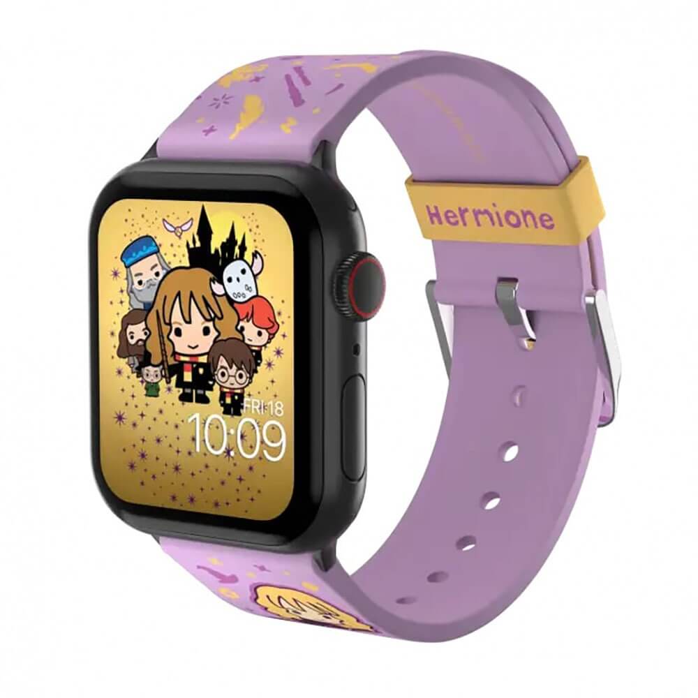 Ремешок для умных часов MobyFox Harry Potter Hermione Charms Edition 38/40/41/42/44/45 мм, лиловый