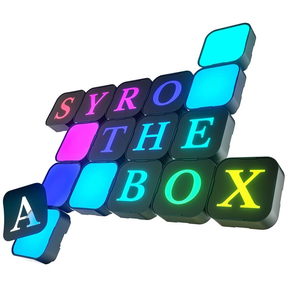 Умные светодиодные панели SYRO The Box RGB 2D 16 шт чёрный (LS-T3A-B)