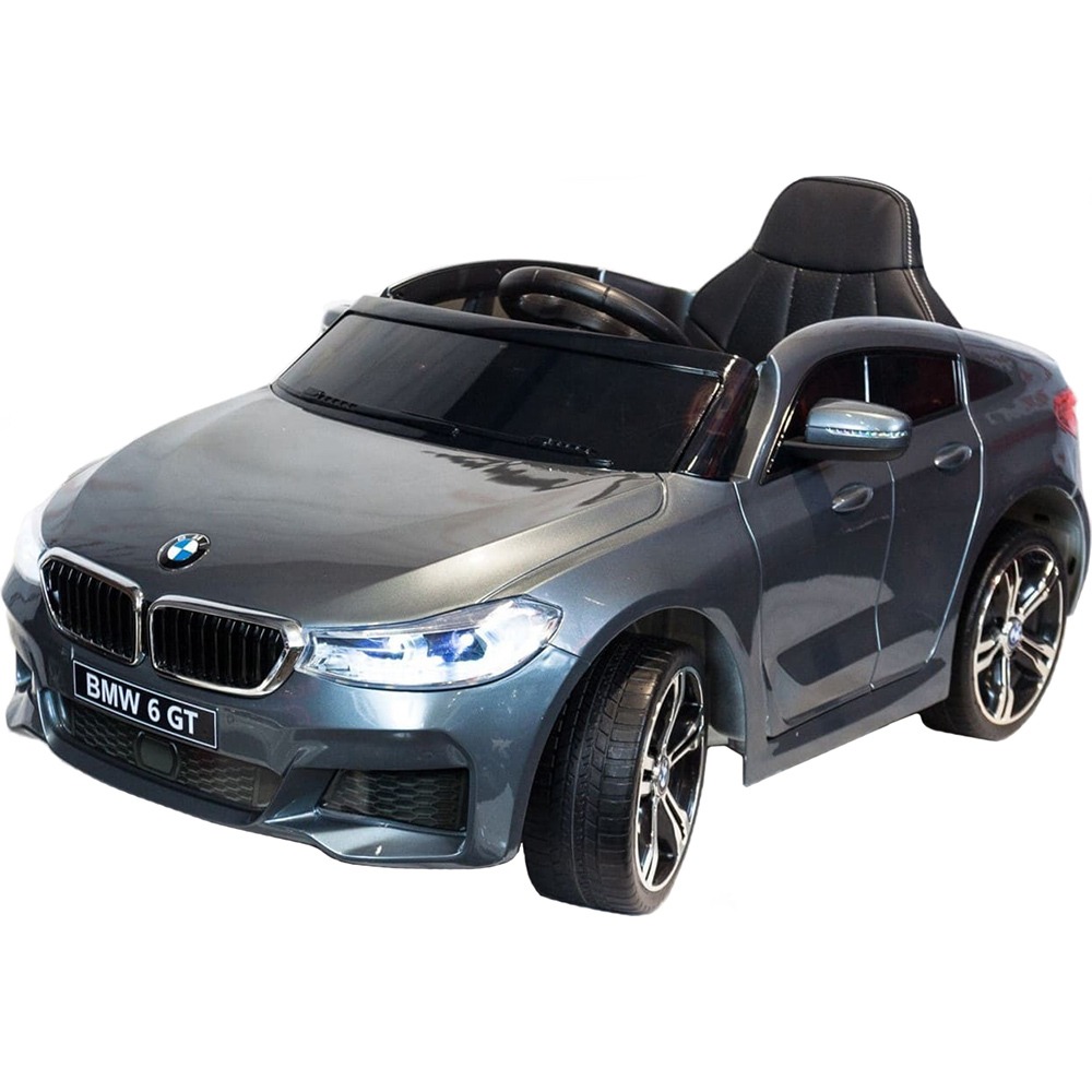 Детский электромобиль Toyland BMW 6 GT серебристый - фото 1