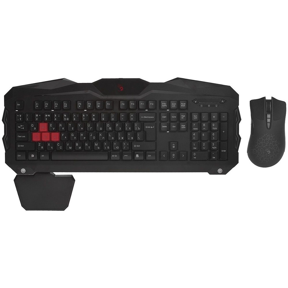 Комплект клавиатуры и мыши A4Tech Bloody Q2100/B2100, цвет чёрный
