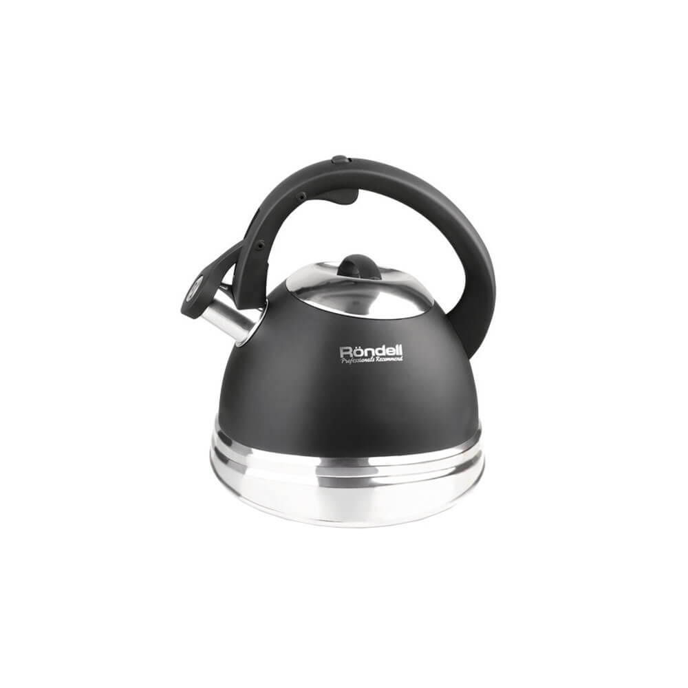 Чайник для плиты Rondell Ball Walzer RDS-419, цвет черный - фото 1