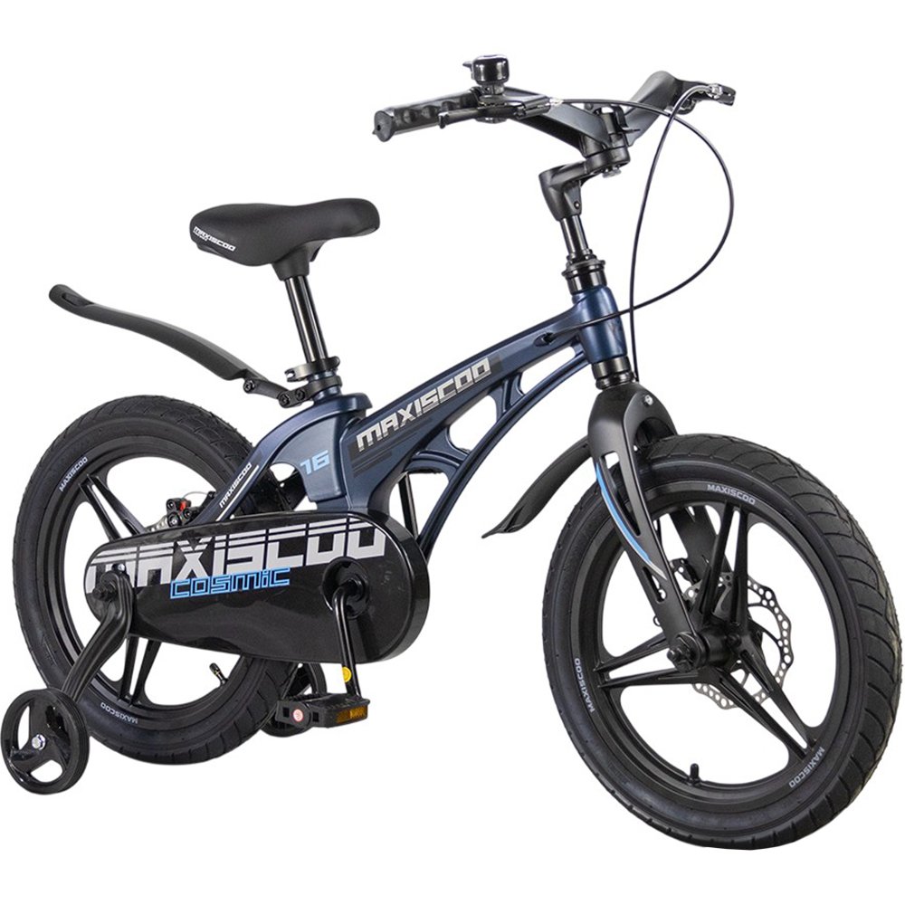 Детский велосипед Maxiscoo COSMIC Deluxe 16 синий матовый (2026) (MSC-C1652D)