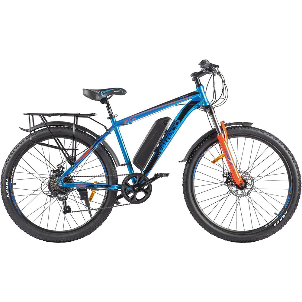 Электровелосипед Eltreco XT 800 New сине-оранжевый