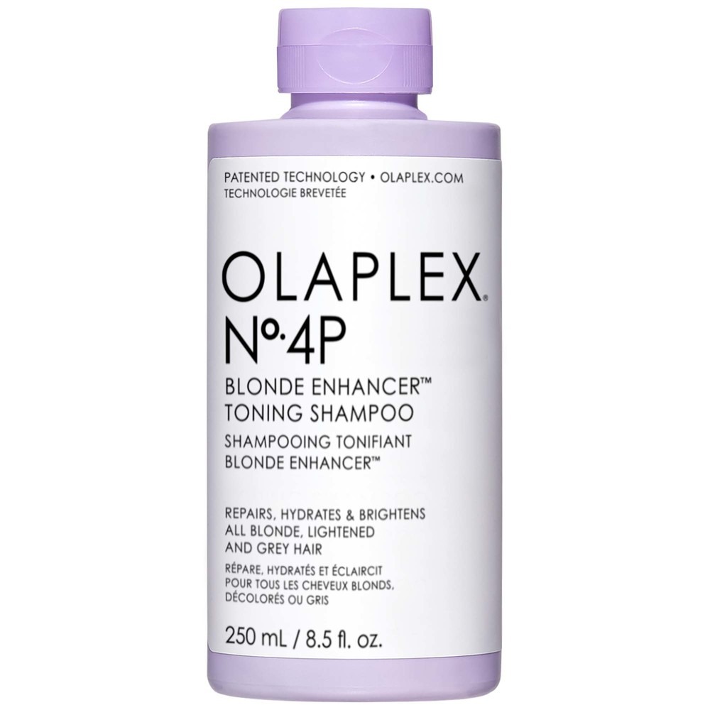 Шампунь тонирующий Olaplex No.4 Система защиты для светлых волос No.4P Blonde Enhancer Toning Shampoo Система защиты для светлых волос - фото 1