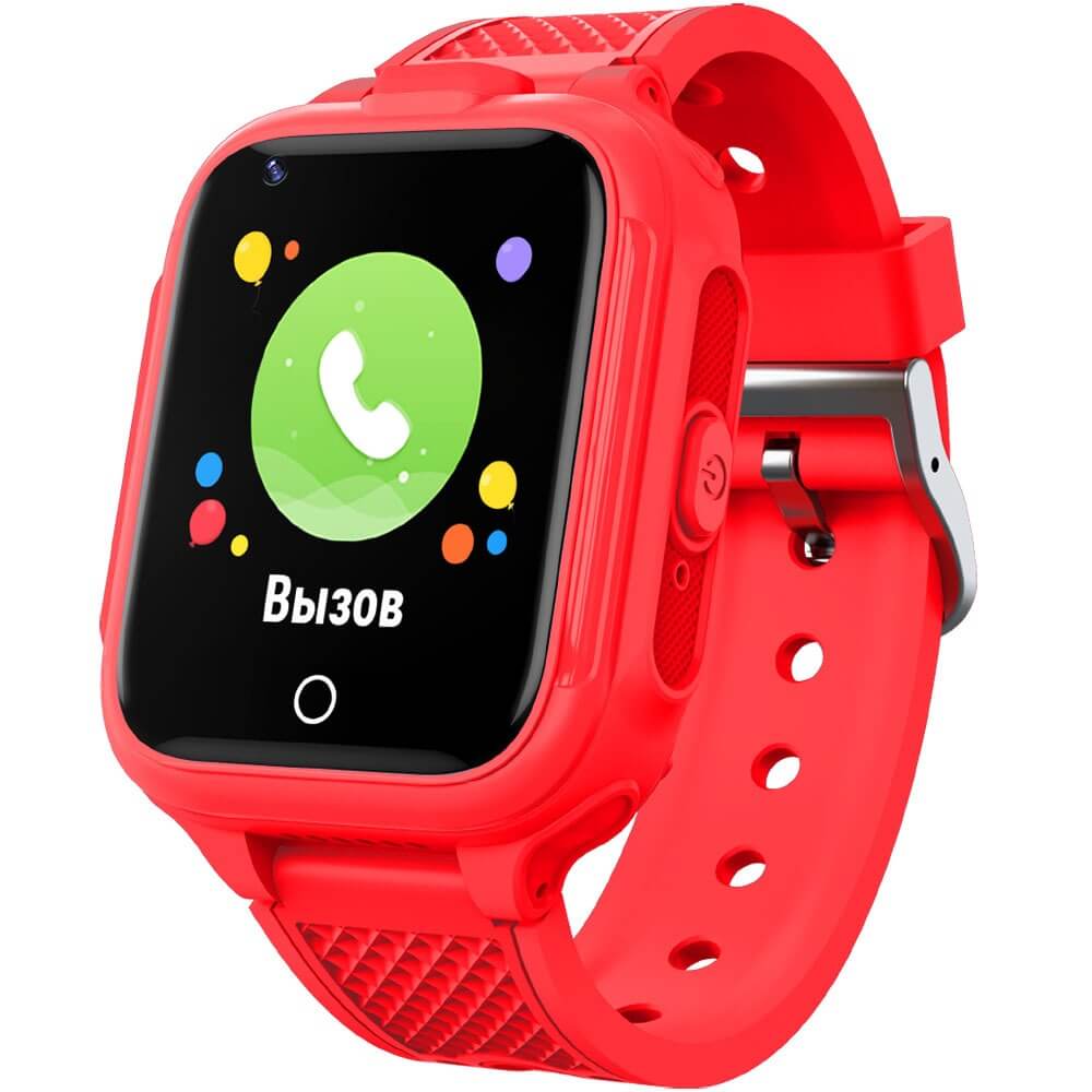 Детские умные часы GEOZON 4G Plus Red