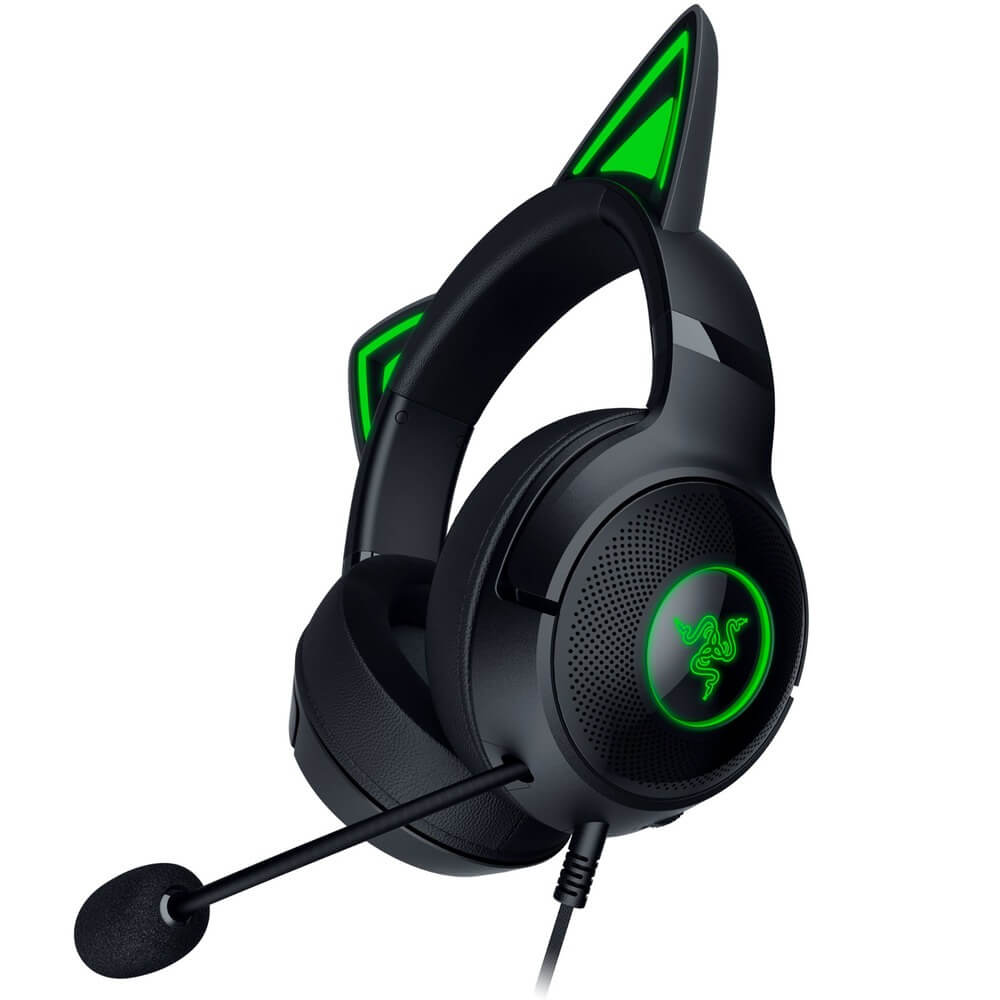 Компьютерная гарнитура Razer Kraken Kitty V2 чёрный