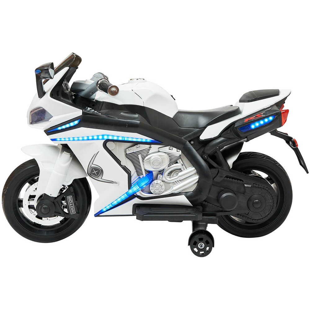 Детский мотоцикл Toyland Moto YHF6049 белый - фото 1