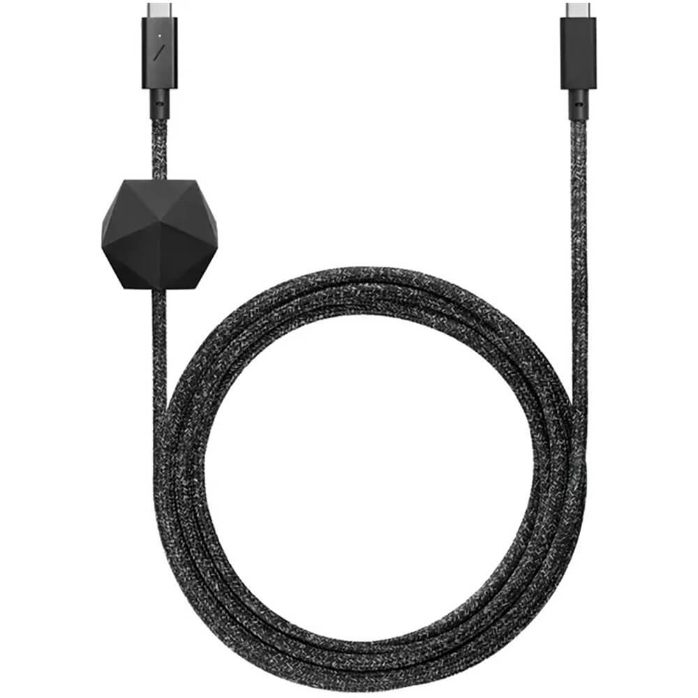 Кабель Native Union 2хUSB-C 100W 2.4 м чёрный космос (DCABLE-C-CS-BLK-NP)