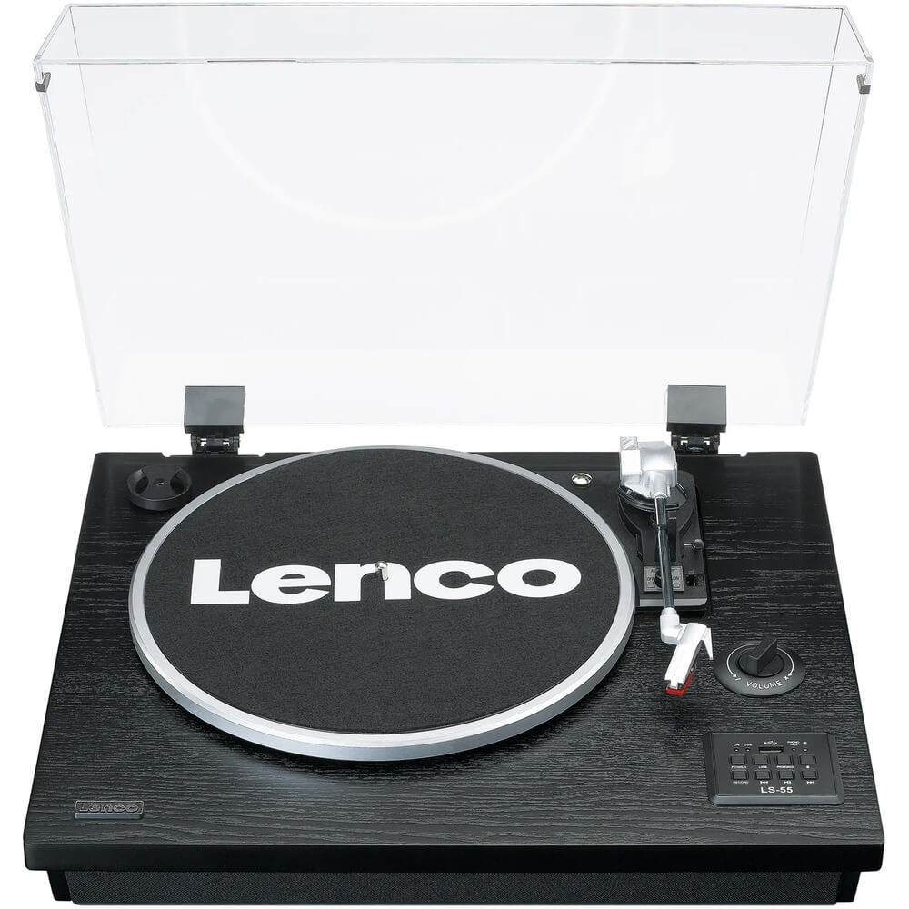 Проигрыватель виниловых пластинок Lenco LS-55 Black, цвет чёрный