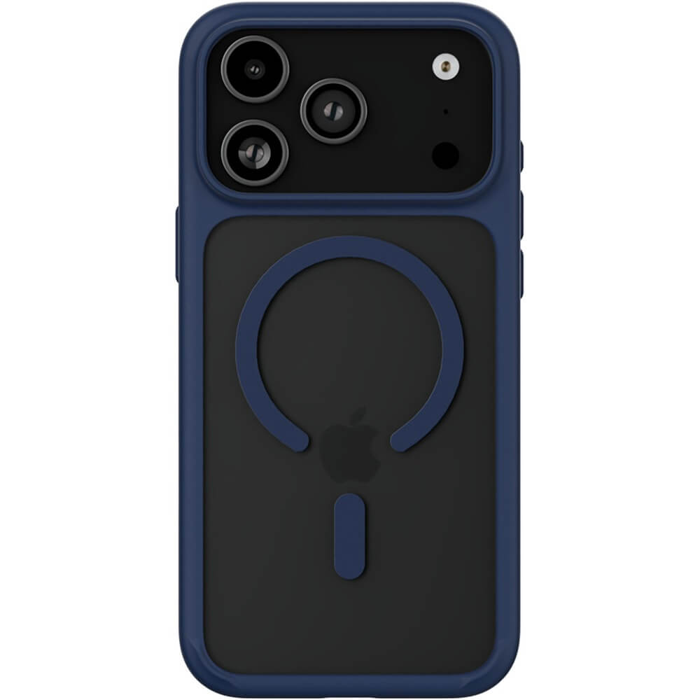 Чехол uBear Shade Case MagSafe для iPhone 17 Pro Max синий (CS597DB69PSH-I25M)