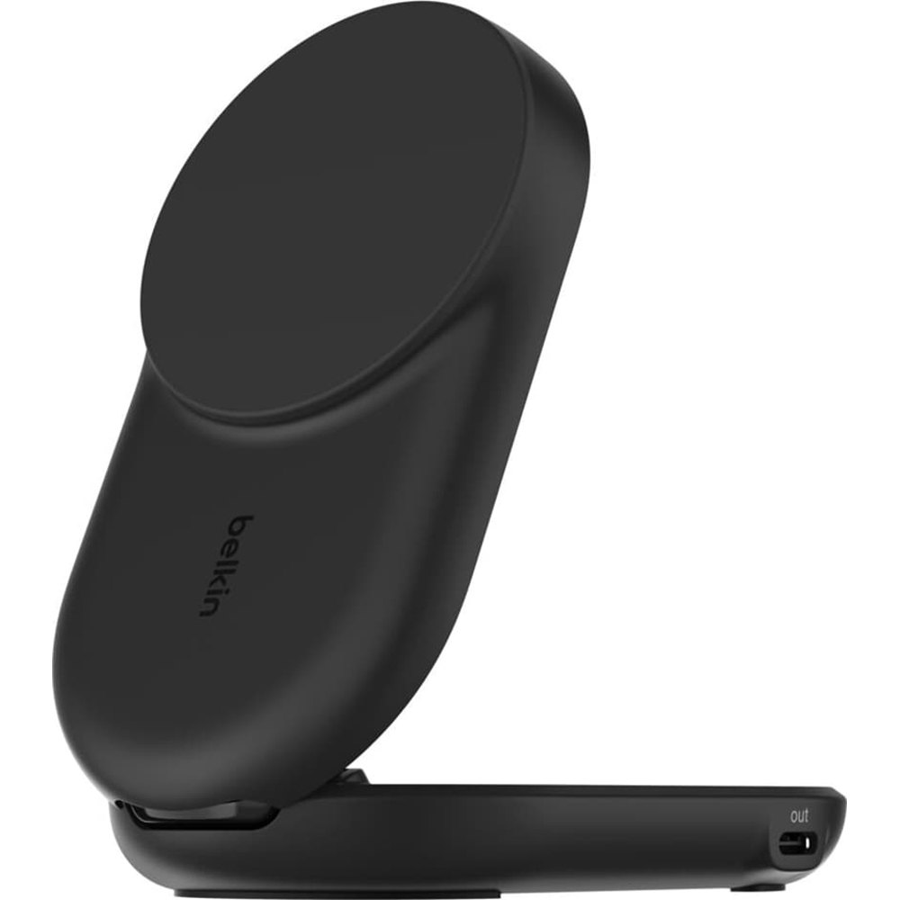 Беспроводное зарядное устройство Belkin UltraCharge 2 в 1 25W Qi2 чёрный (WIZ039kqBK)