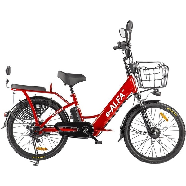Электровелосипед Green City e-ALFA New 2155 красный