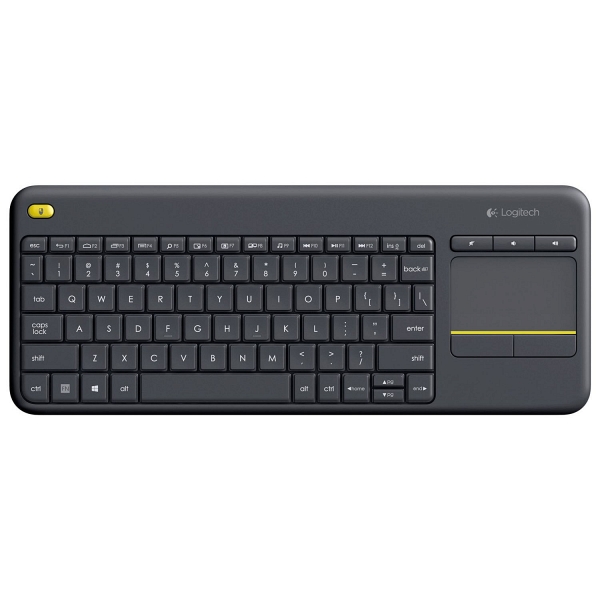 Клавиатура Logitech Wireless Touch Keyboard K400 Plus черная (920-007147)