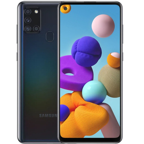 Смартфон Samsung Galaxy A21s 32 ГБ чёрный
