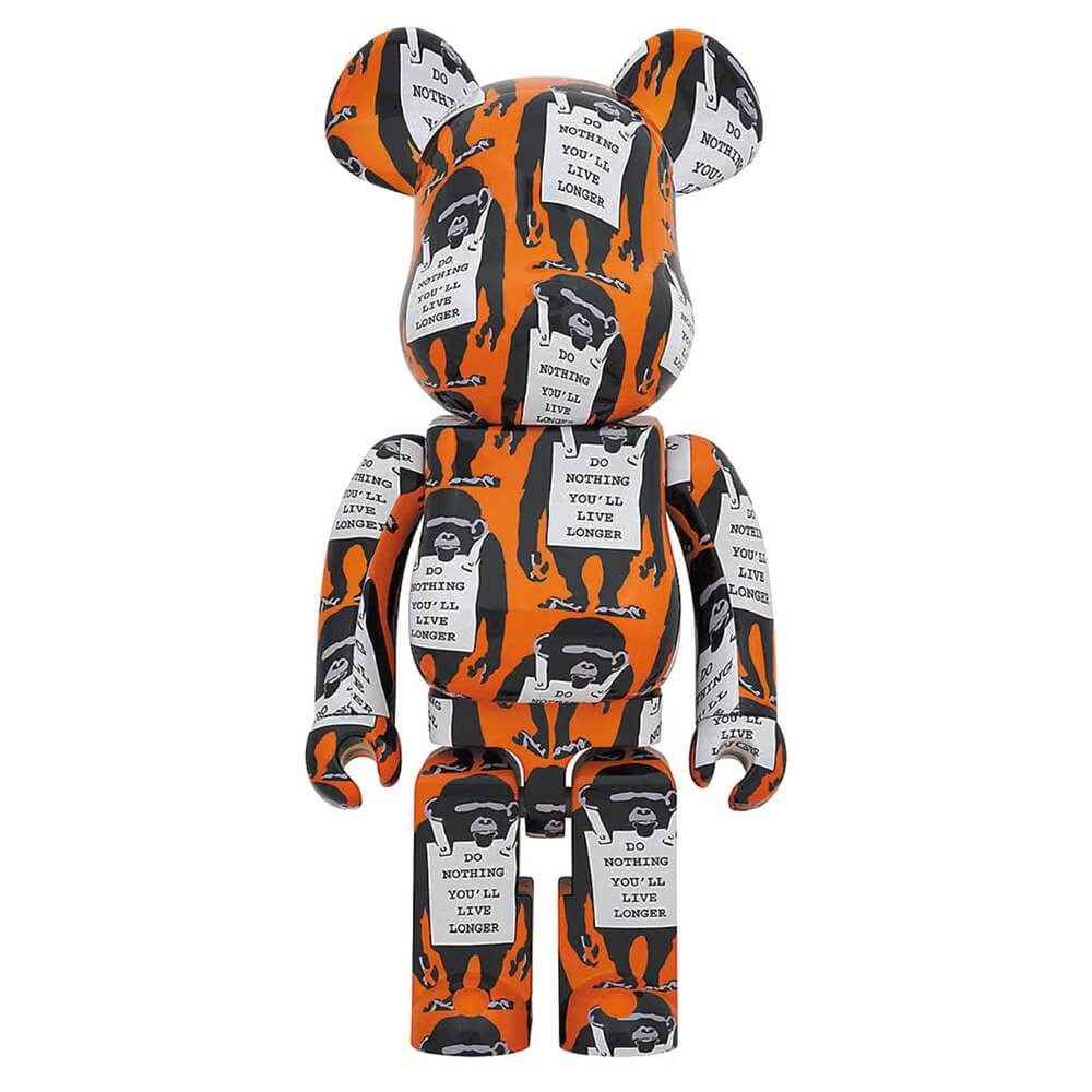 Фигура Bearbrick Medicom Toy Monkey Sign Banksy x Brandalised 1000%