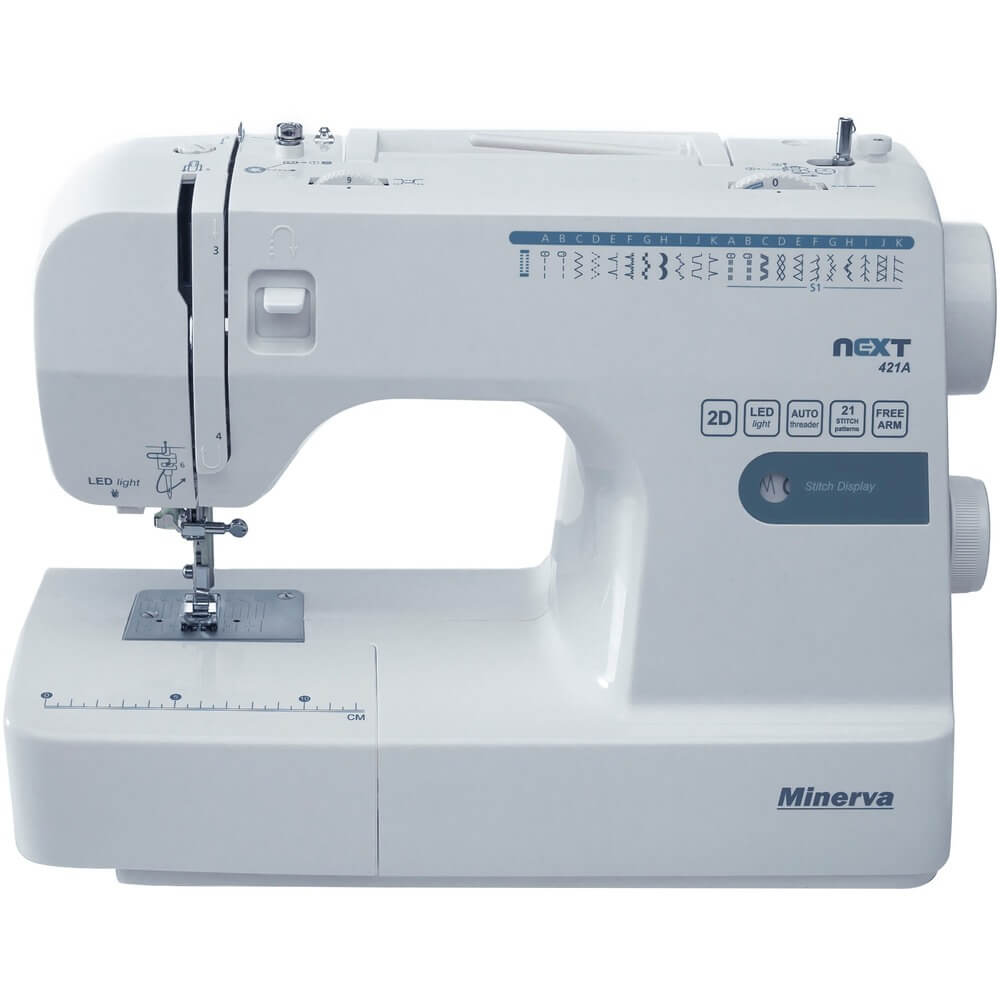 Швейная машинка Minerva Next 421A, цвет белый - фото 1