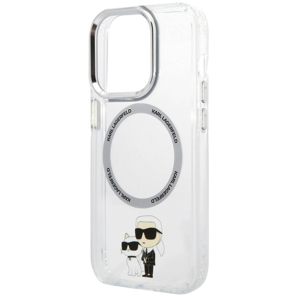 Чехол Karl Lagerfeld для iPhone 15 Pro Max с MagSafe NFT Choupette прозрачный (KLHMP15XHNKCIT)