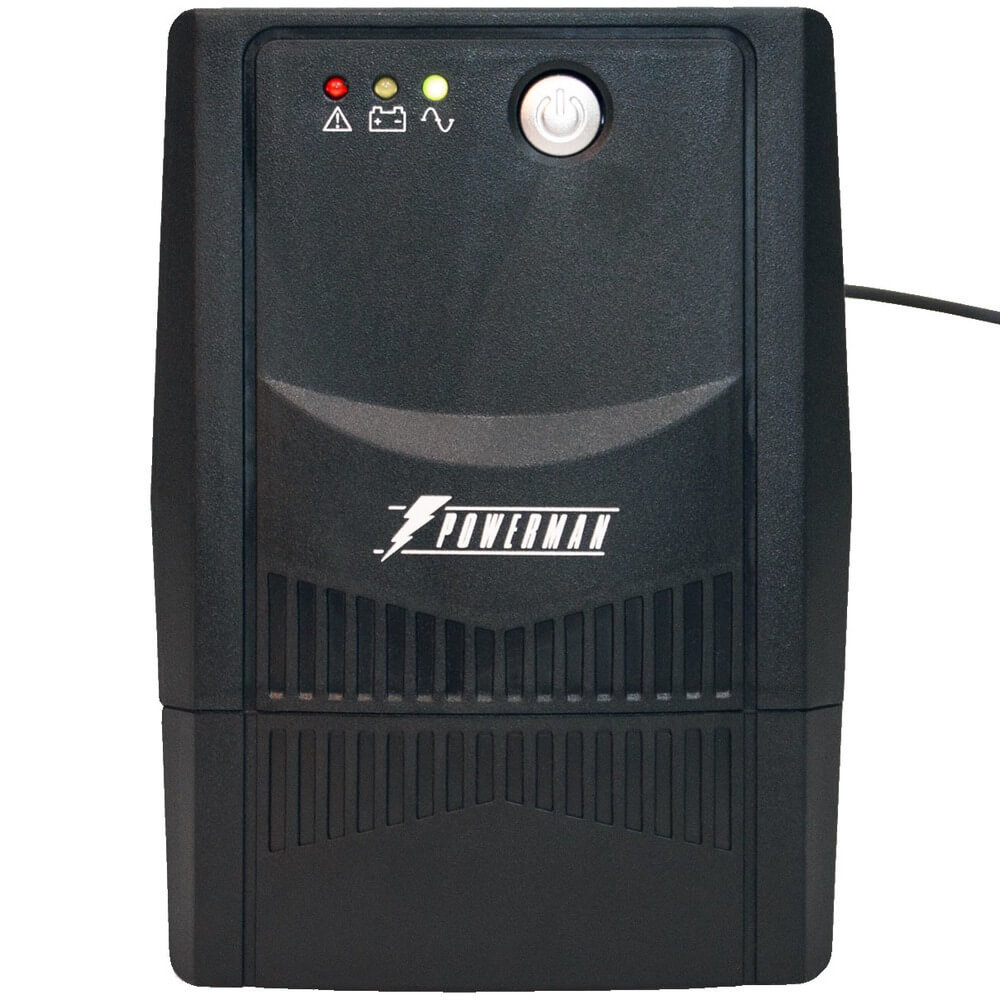 Источник бесперебойного питания Powerman Back Pro 800 PLUS Black - фото 1