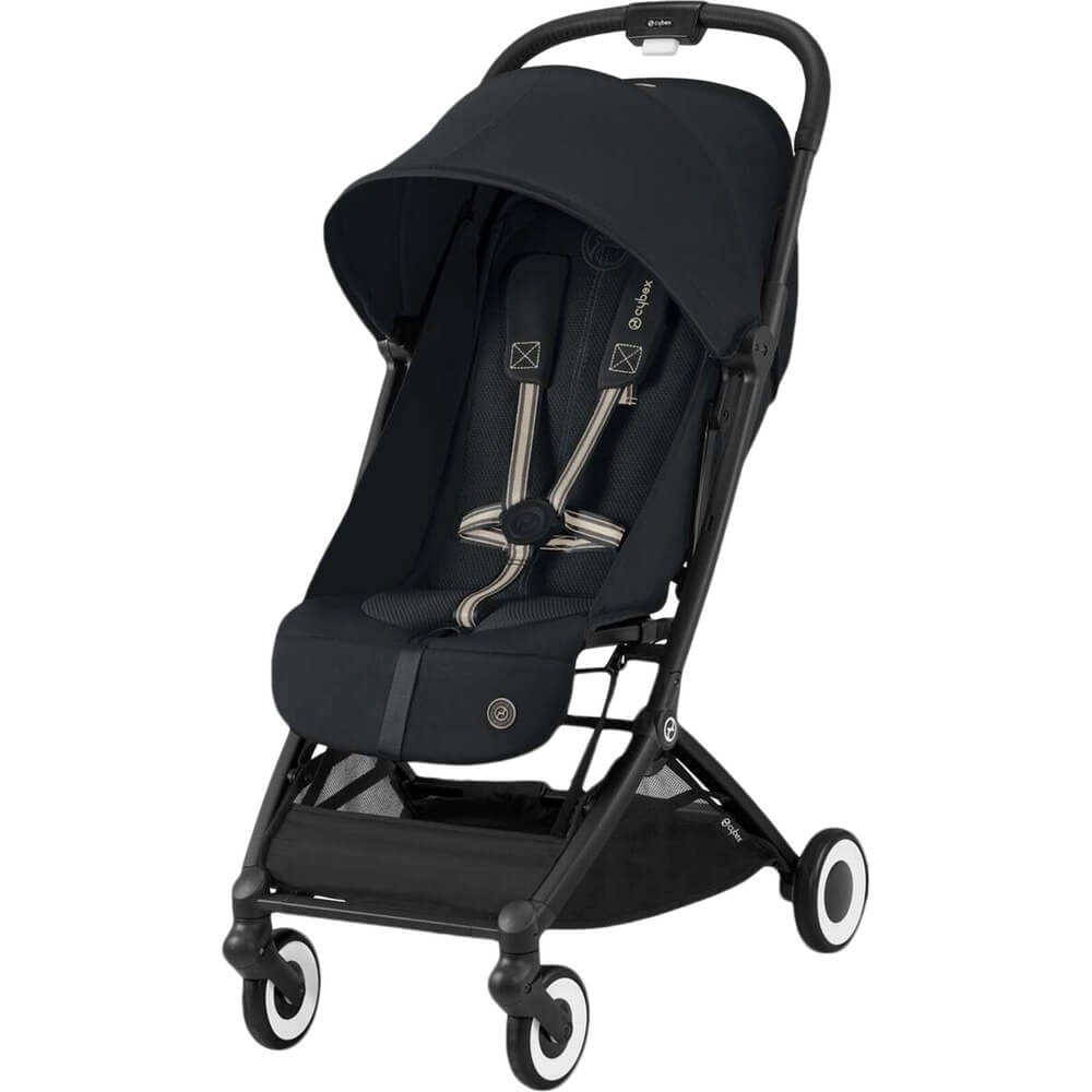 Детская коляска Cybex Orfeo BLK Magic Black с дождевиком и бампером 48600₽