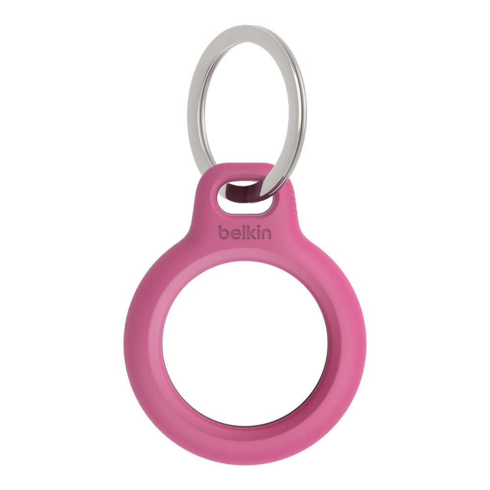 Брелок-подвеска с кольцом Belkin для AirTag, розовый от Технопарк
