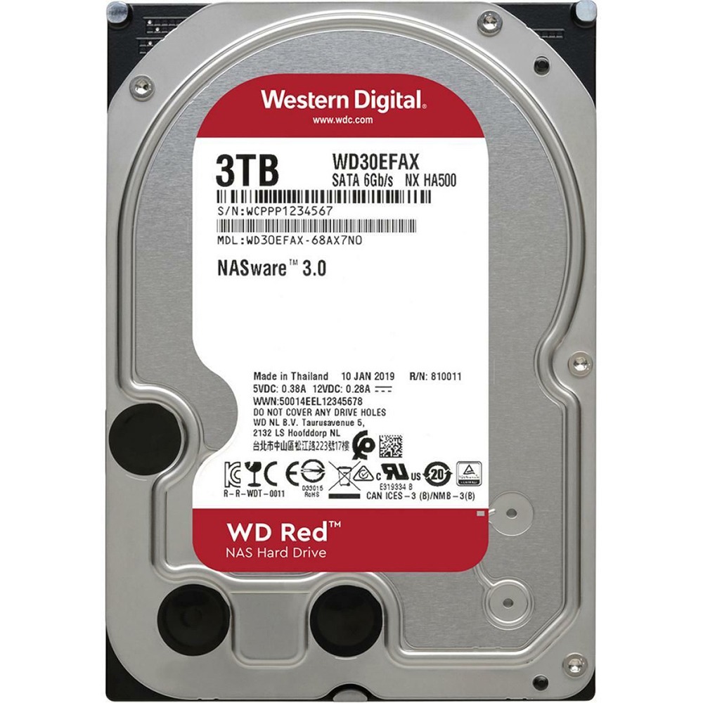 Жесткий диск Western Digital Original SATA-III 3TB NAS Red (WD30EFAX)