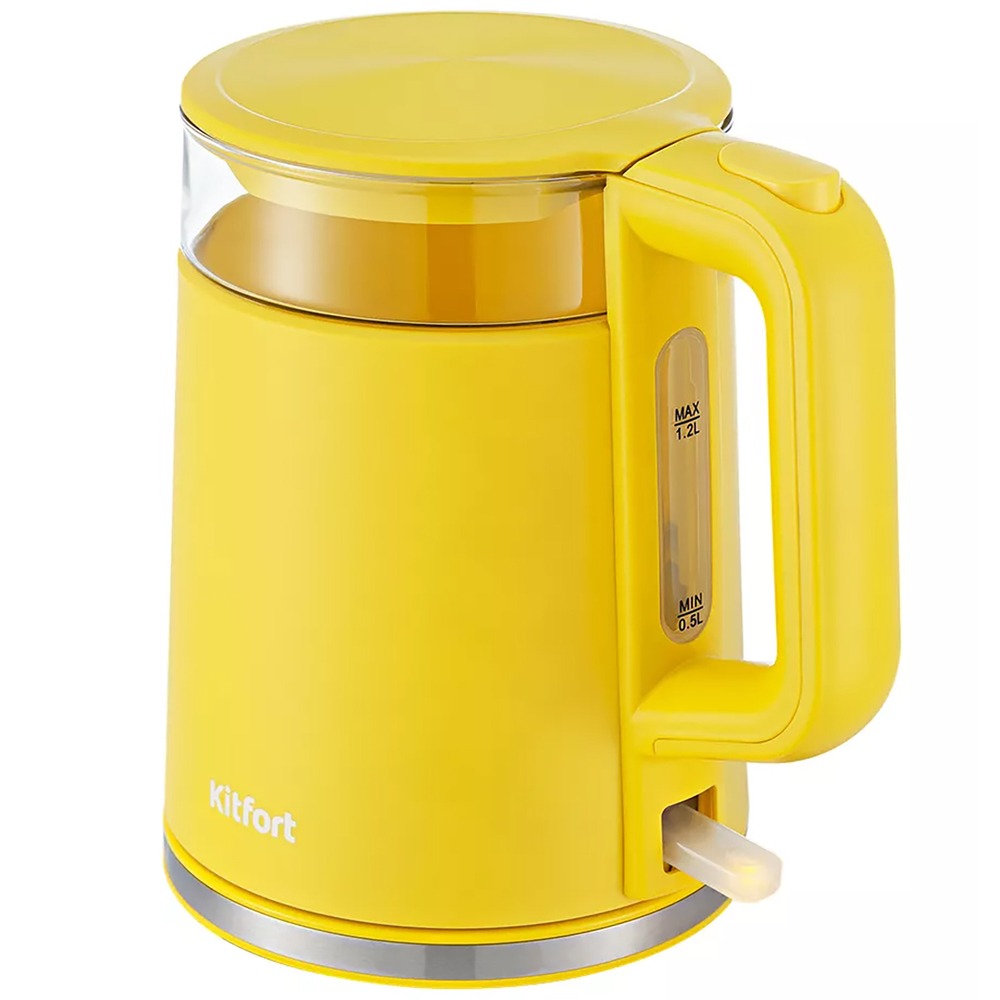 Чайник Kitfort КТ-6124-5, цвет жёлтый