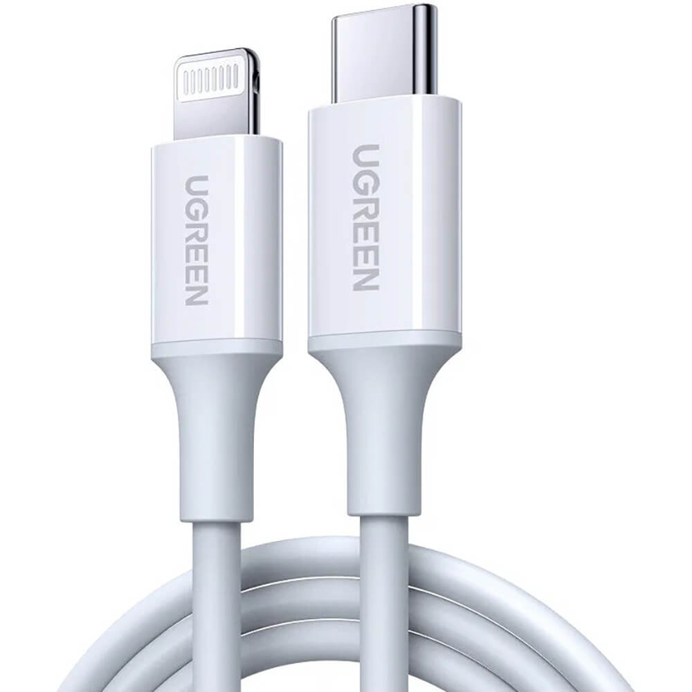 Кабель Ugreen US171 USB Type-C-Lightning 1.5 м белый (60748)