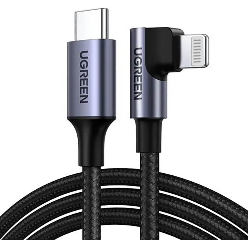 Кабель Ugreen US305 USB Type-C-Lightning 2 м чёрный (60765)