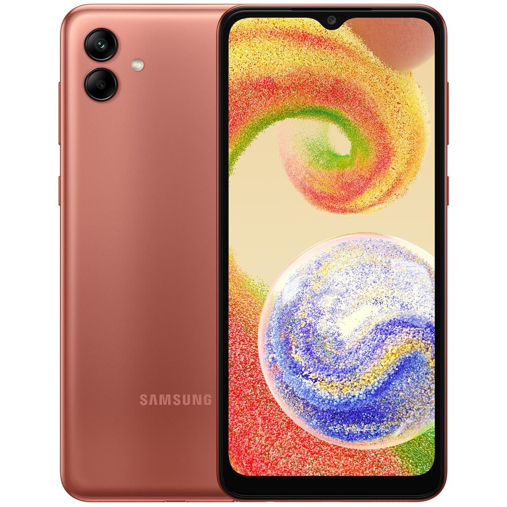 Смартфон Samsung Galaxy A04 32 ГБ медный - фото 1