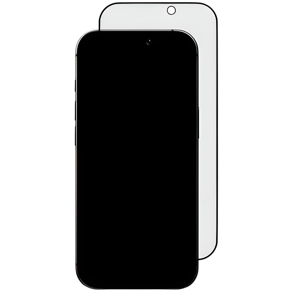 Защитное стекло uBear Extreme Nano Shield Privacy для iPhone 17 чёрная рамка