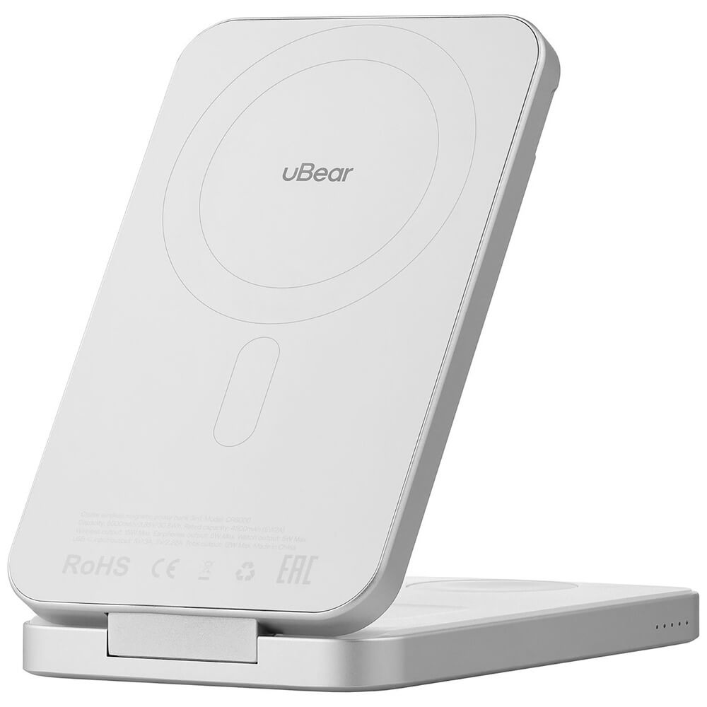 Внешний аккумулятор uBear MagSafe Cruise 3 в 1 8000 мАч белый (PB17WH8000CR-PDM)
