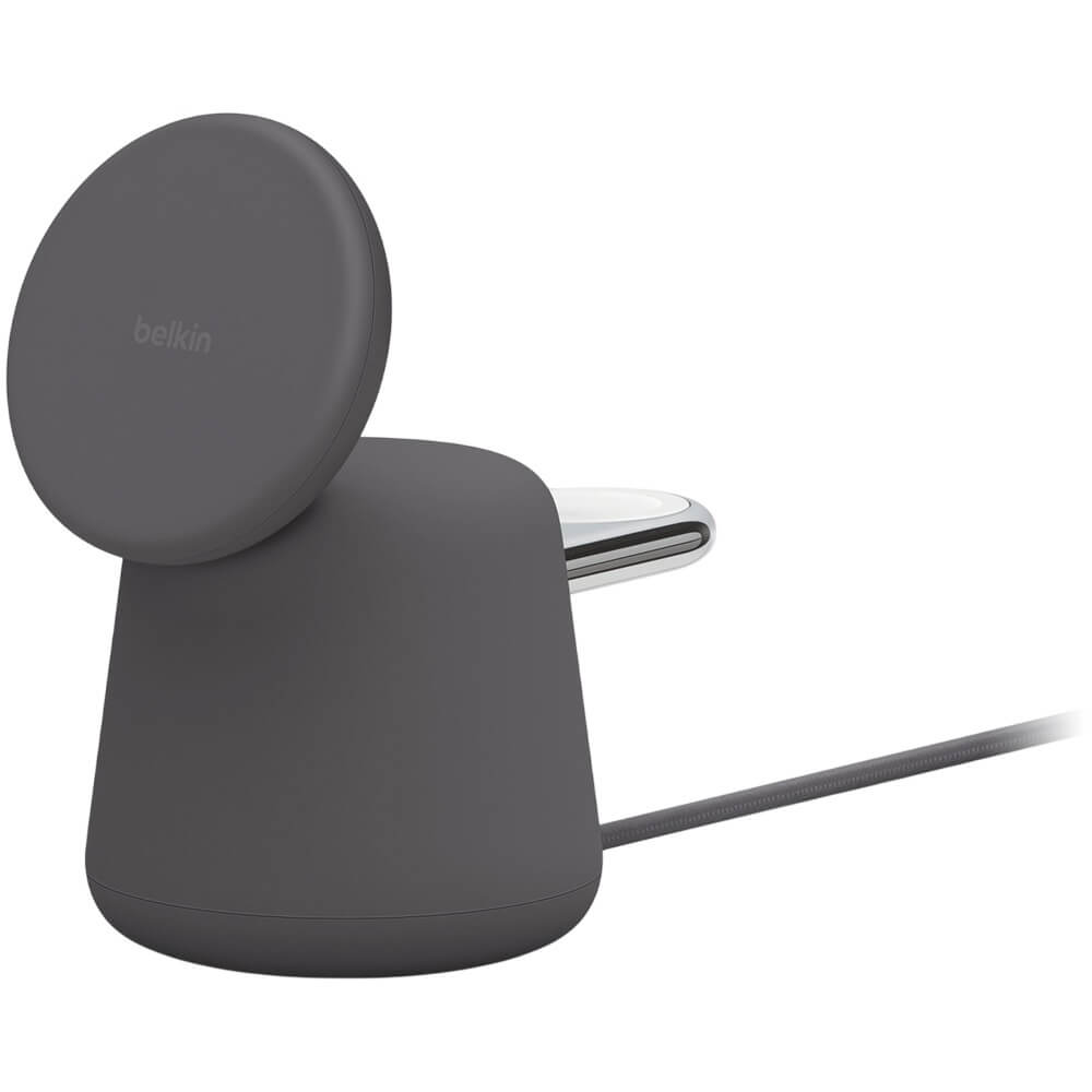 Беспроводное зарядное устройство Belkin 2 в 1 Boost Charge Pro Wireless MagSafe, чёрный