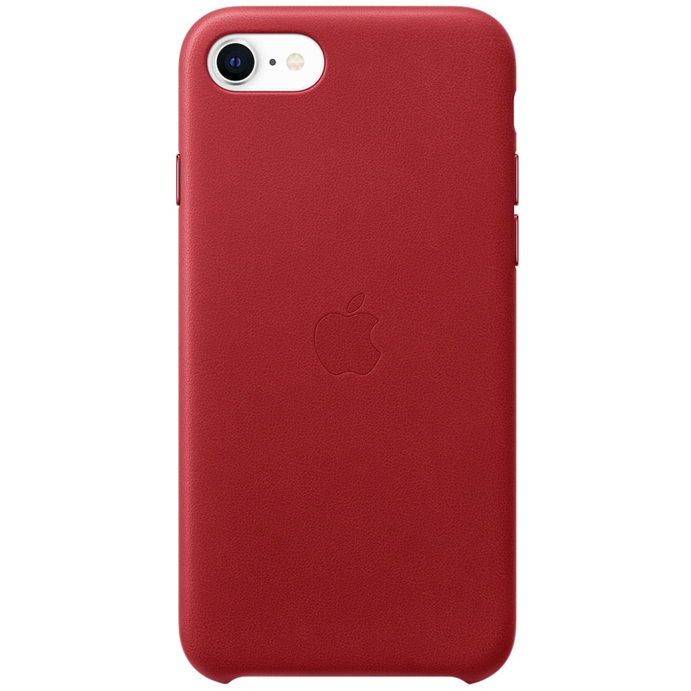 Чехол для смартфона Apple iPhone SE Leather Case, красный - фото 1