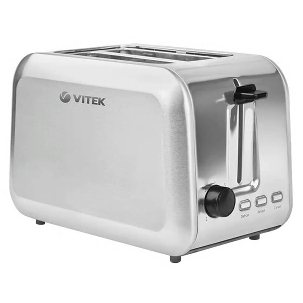 Тостер Vitek VT-1588, цвет серебристый - фото 1
