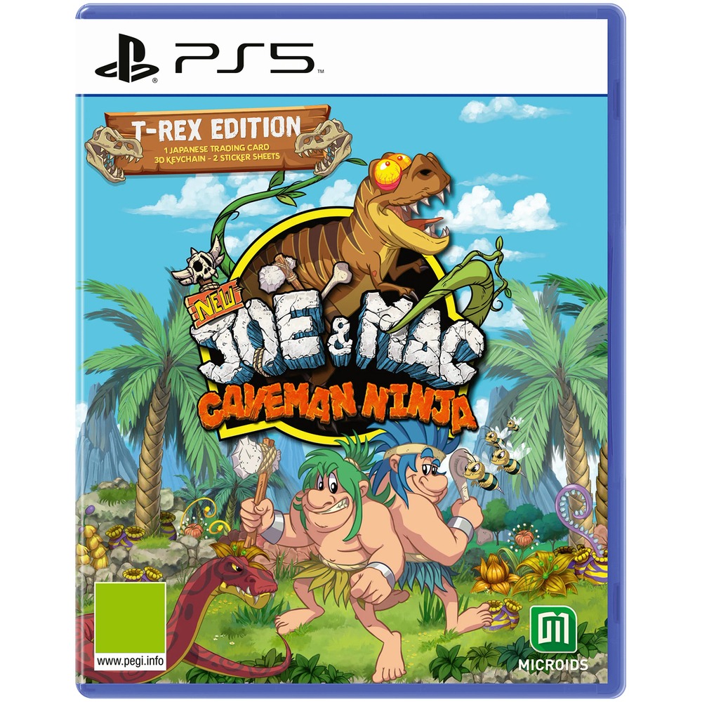 New Joe & Mac - Caveman Ninja. T-Rex Edition PS5, русские субтитры