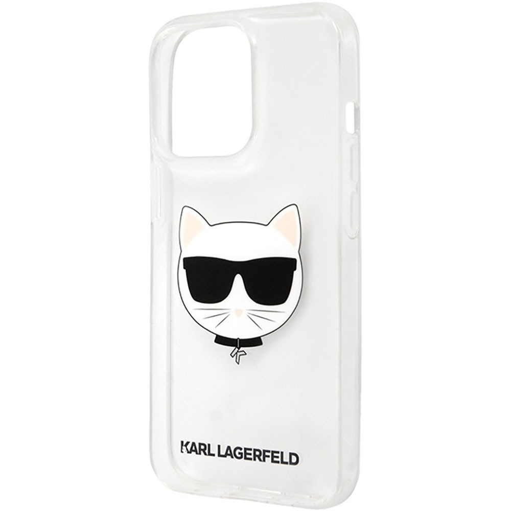 Чехол Karl Lagerfeld Choupette для iPhone 13 Pro, прозрачный