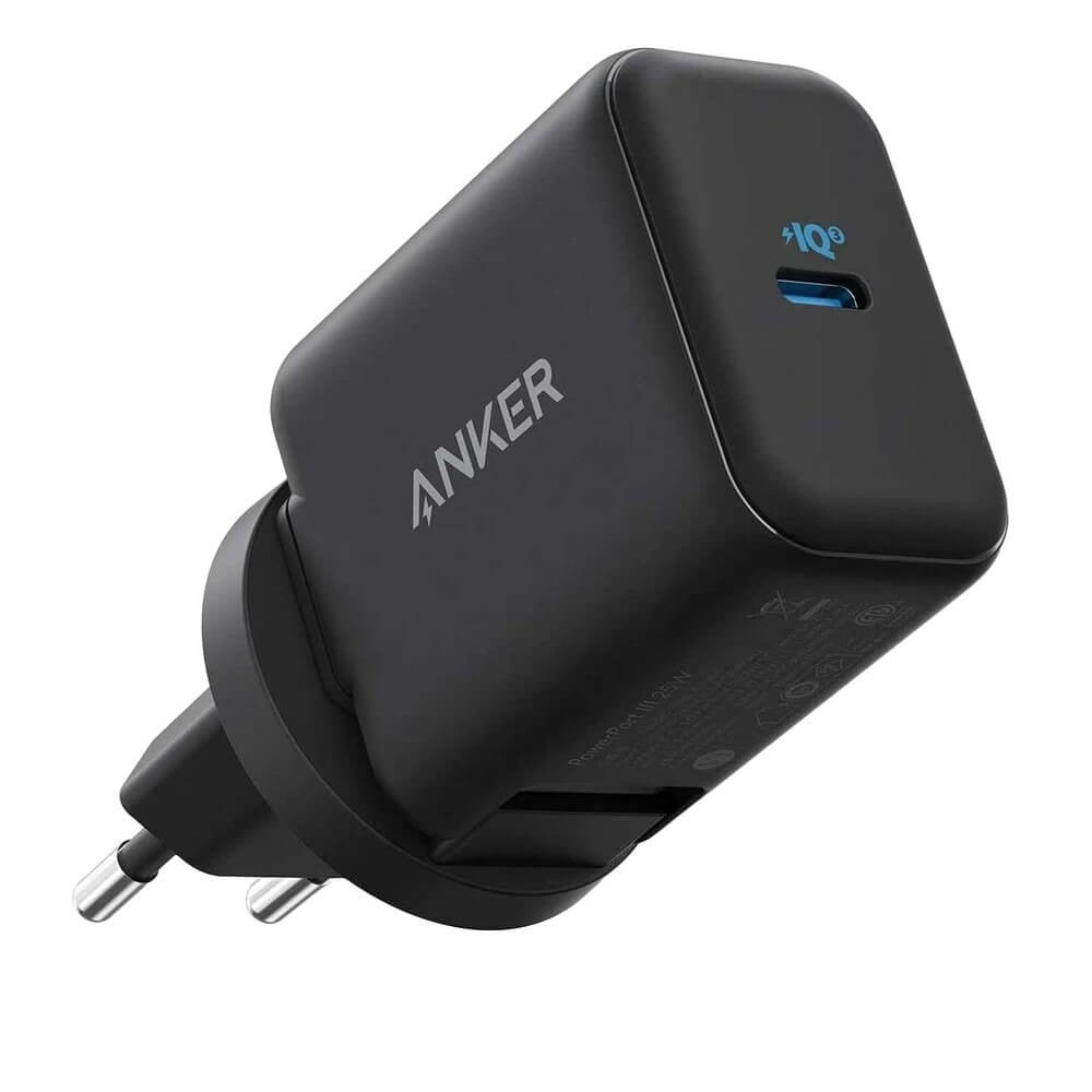 Зарядное устройство Anker PowerPort III PPS (USB-C), чёрный PowerPort III PPS (USB-C), чёрный - фото 1