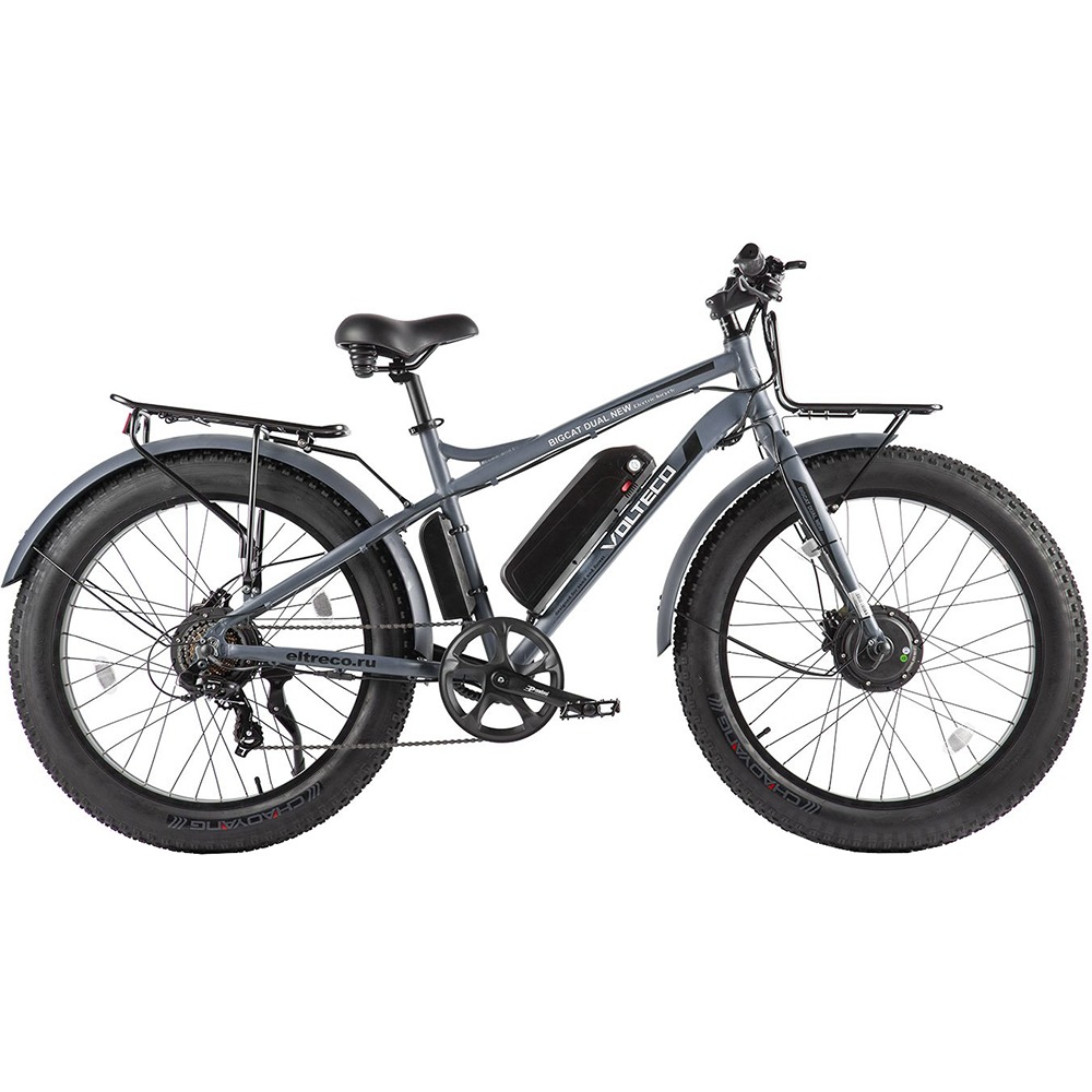 Электровелосипед Eltreco VOLTECO BIGCAT DUAL NEW 2309 серый