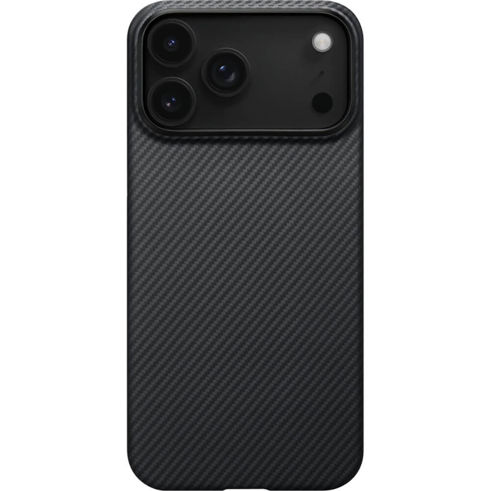 Чехол Pitaka Ultra-Slim Case для iPhone 17 Pro чёрно-серый