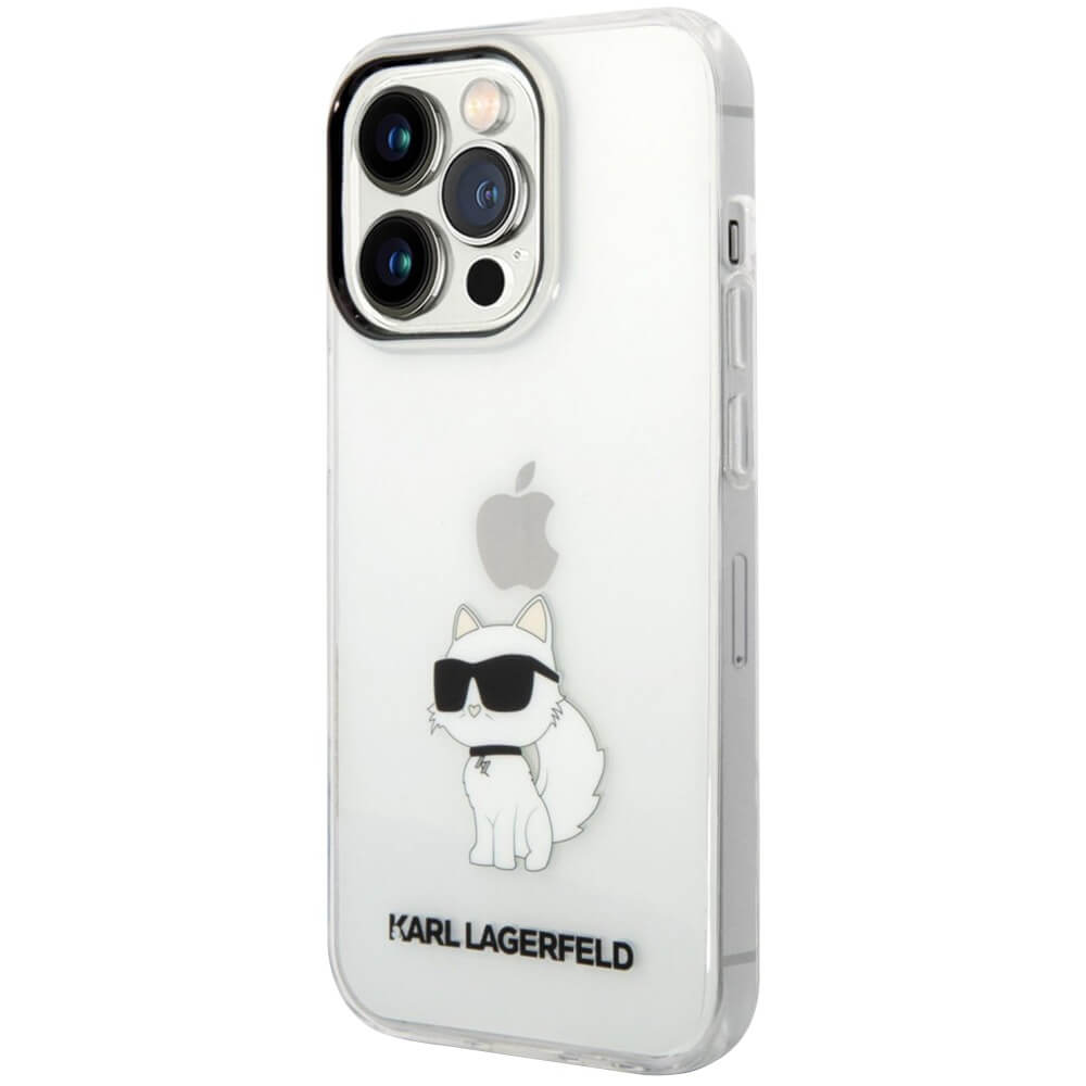 Чехол Karl Lagerfeld для iPhone 14 Pro Max, прозрачный (KLHCP14XHNCHTCT)