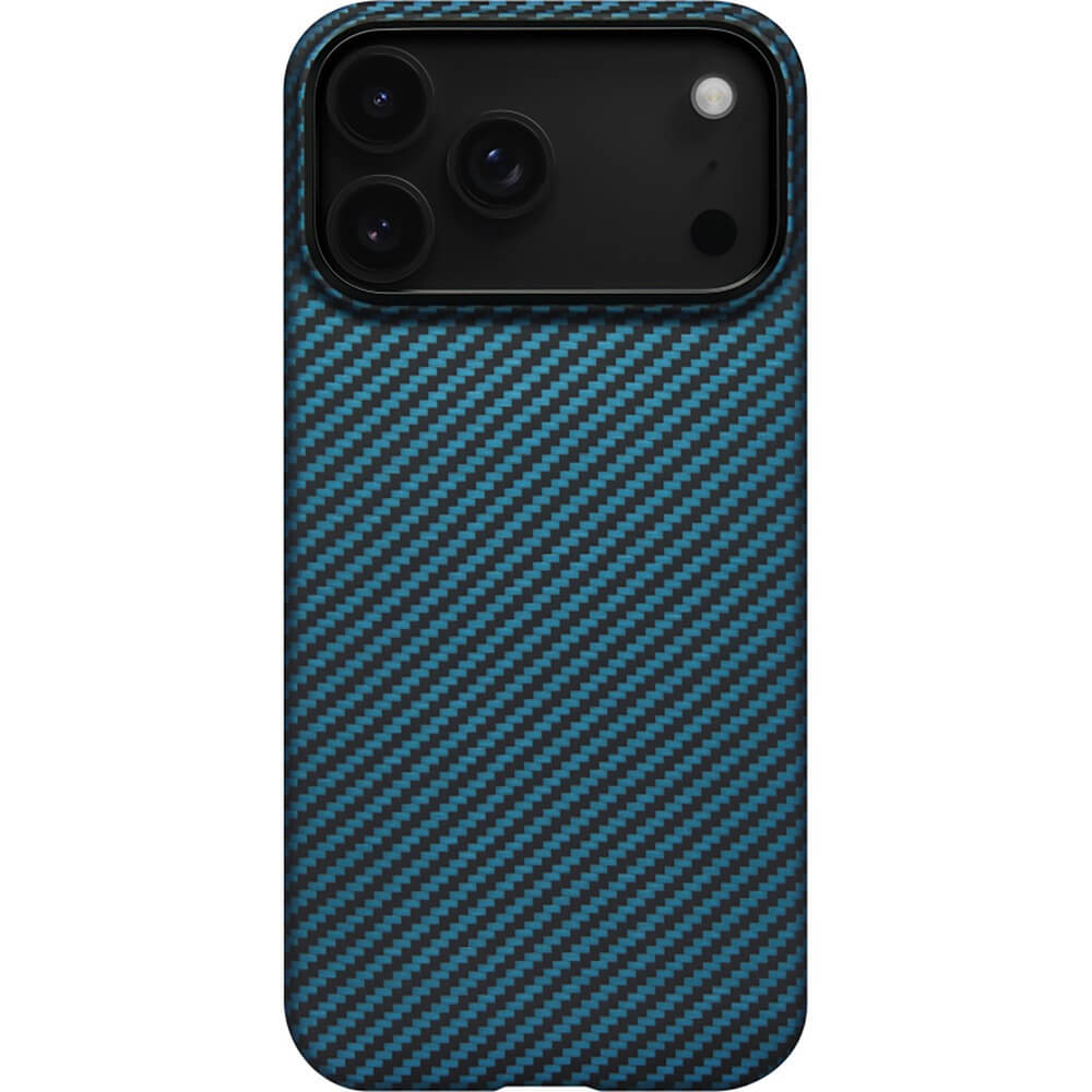 Чехол Pitaka Ultra-Slim Case для iPhone 17 Pro Max чёрно-синий