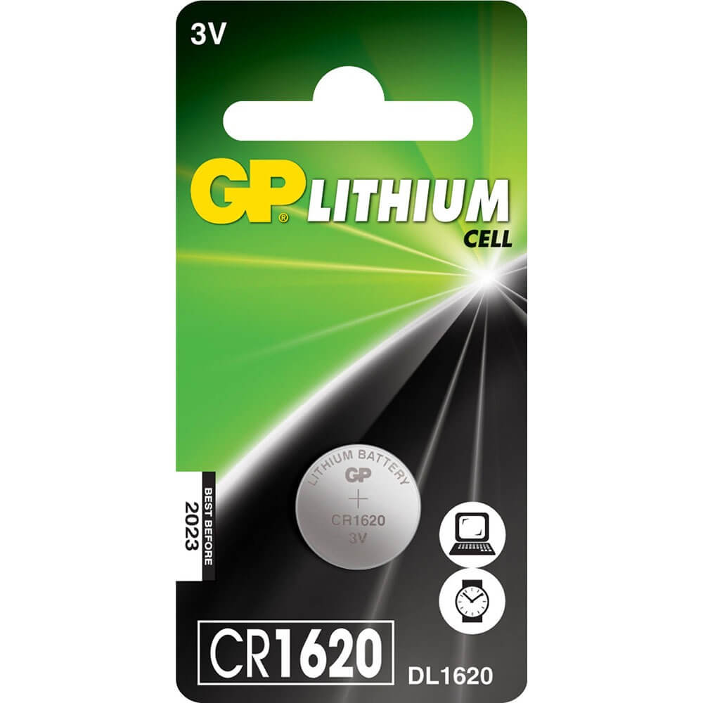 Батарейка GP Lithium CR1620-7C1 - фото 1