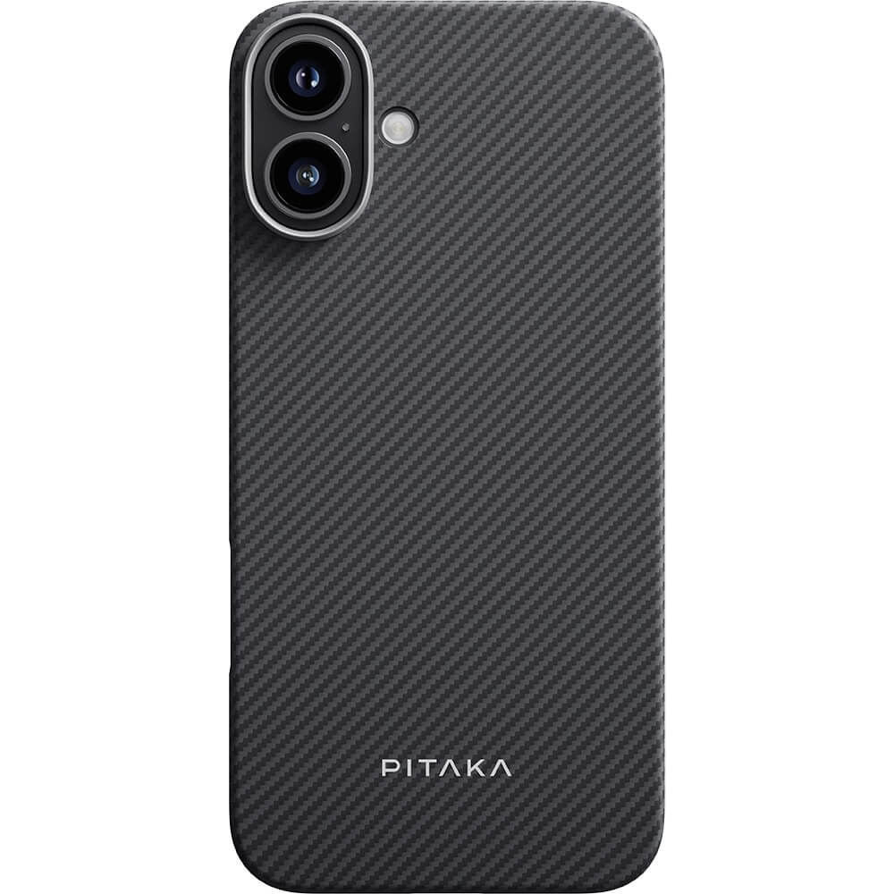 Чехол Pitaka MagEZ Case 4 MagSafe для iPhone 16 Compatible BlackGrey KI1601A 9990₽