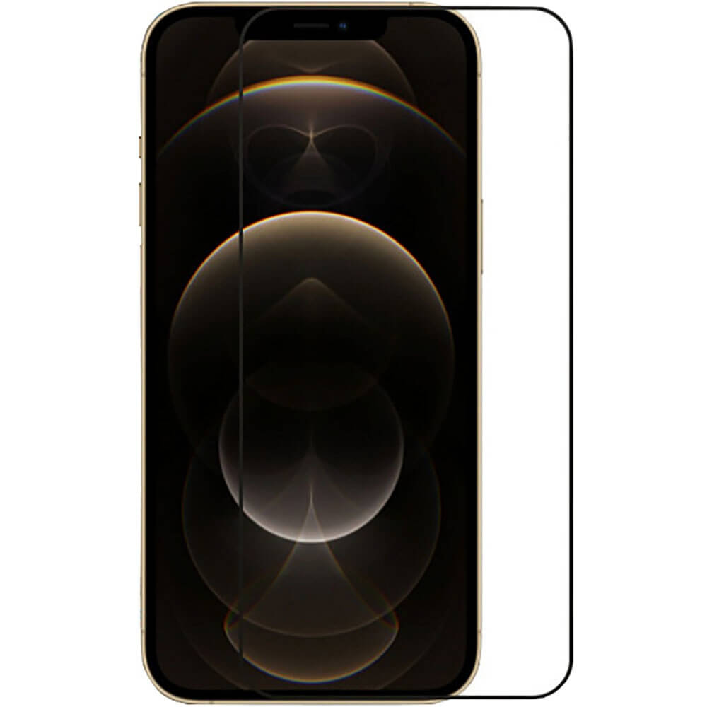 Защитная плёнка X-ONE Extreme 7H Coverage для iPhone 12 Pro Max, чёрная рамка