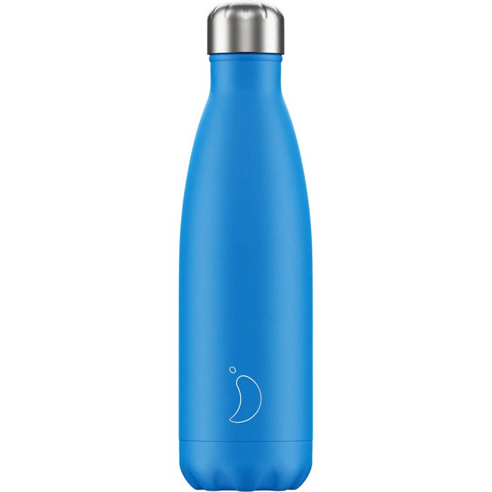 Термос Chilly's Bottles Neon B500NEBLU, цвет синий - фото 1