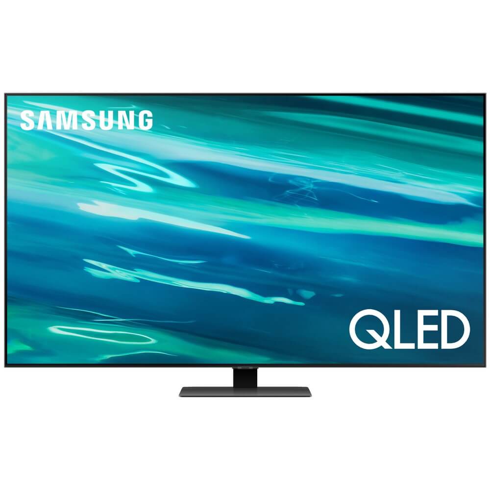 Телевизор Samsung QLED QE50Q80AAUXRU (2021), цвет чёрный QLED QE50Q80AAUXRU (2021) - фото 1