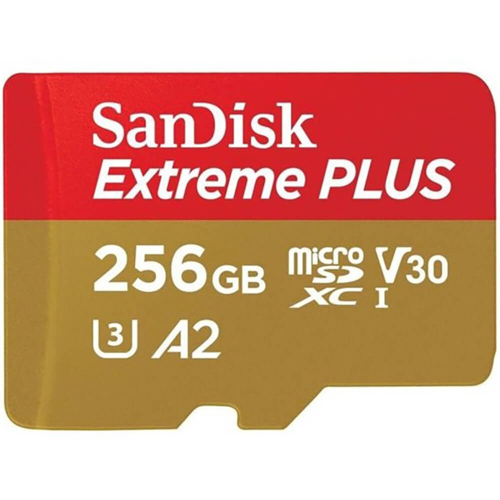 Карта памяти SanDisk Extreme Plus MicroSDXC 256GB (SDSQXBZ-256G-GN6MA)