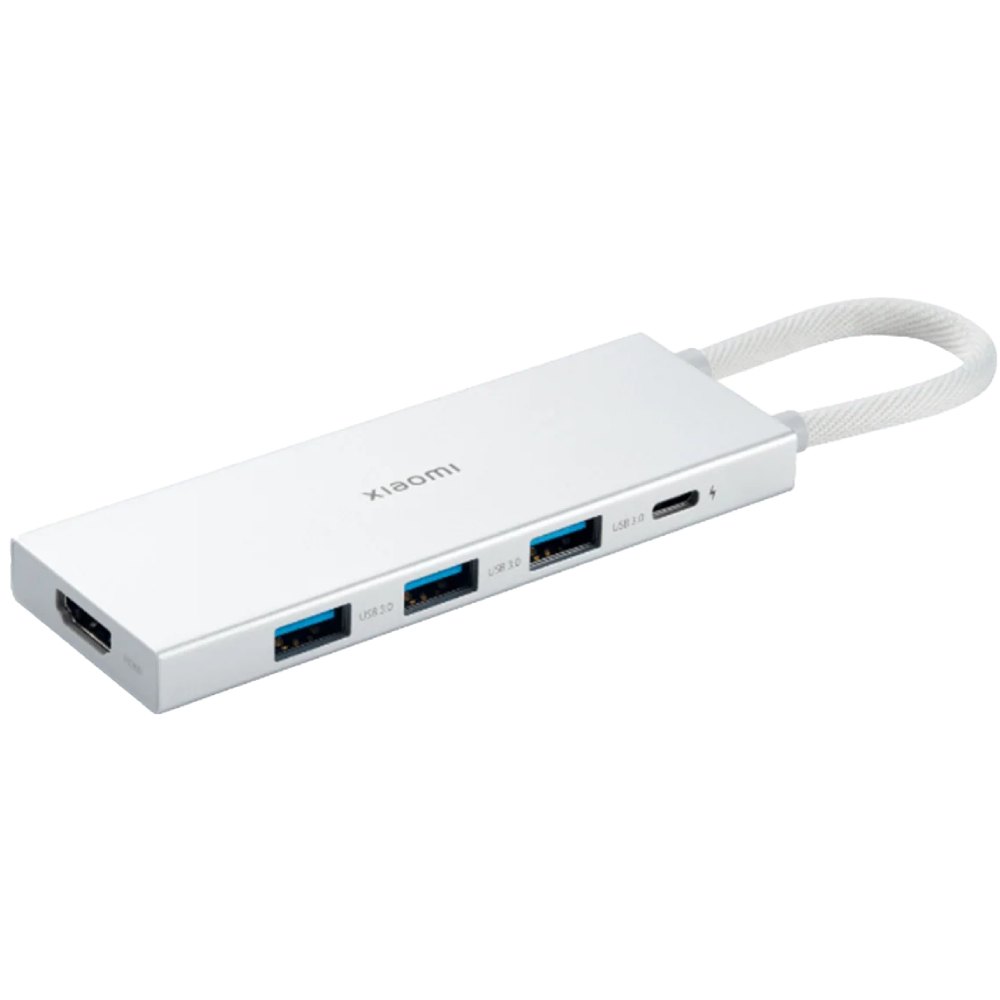 USB-разветвитель Xiaomi 5 в 1 Type-C Hub серый (BHR8804GL)