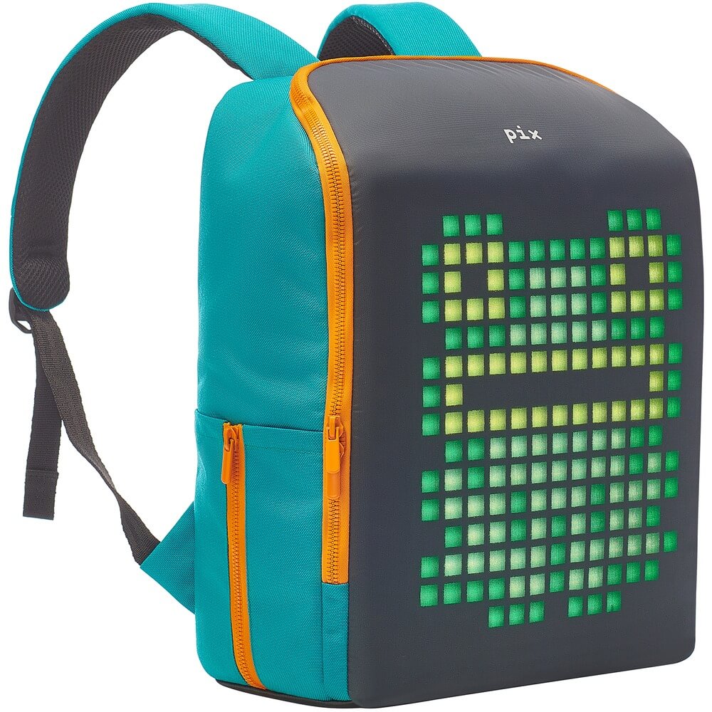 Рюкзак Pix Mini с LED дисплеем, морской от Технопарк