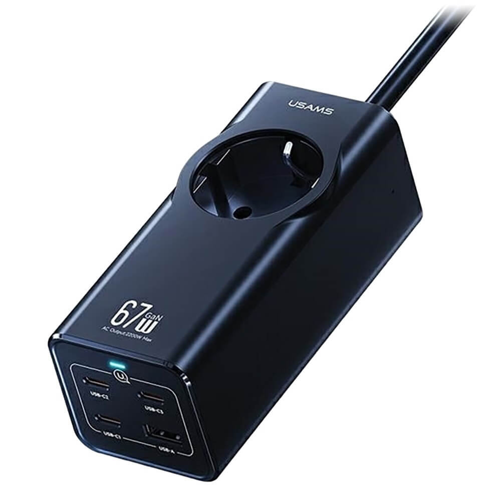 Зарядное устройство Usams CC225 67W (CC225TC01) чёрный